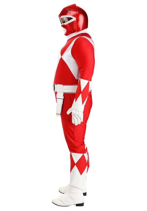 Men S Plus Size Authentic Power Rangers Red Ranger Costume Power