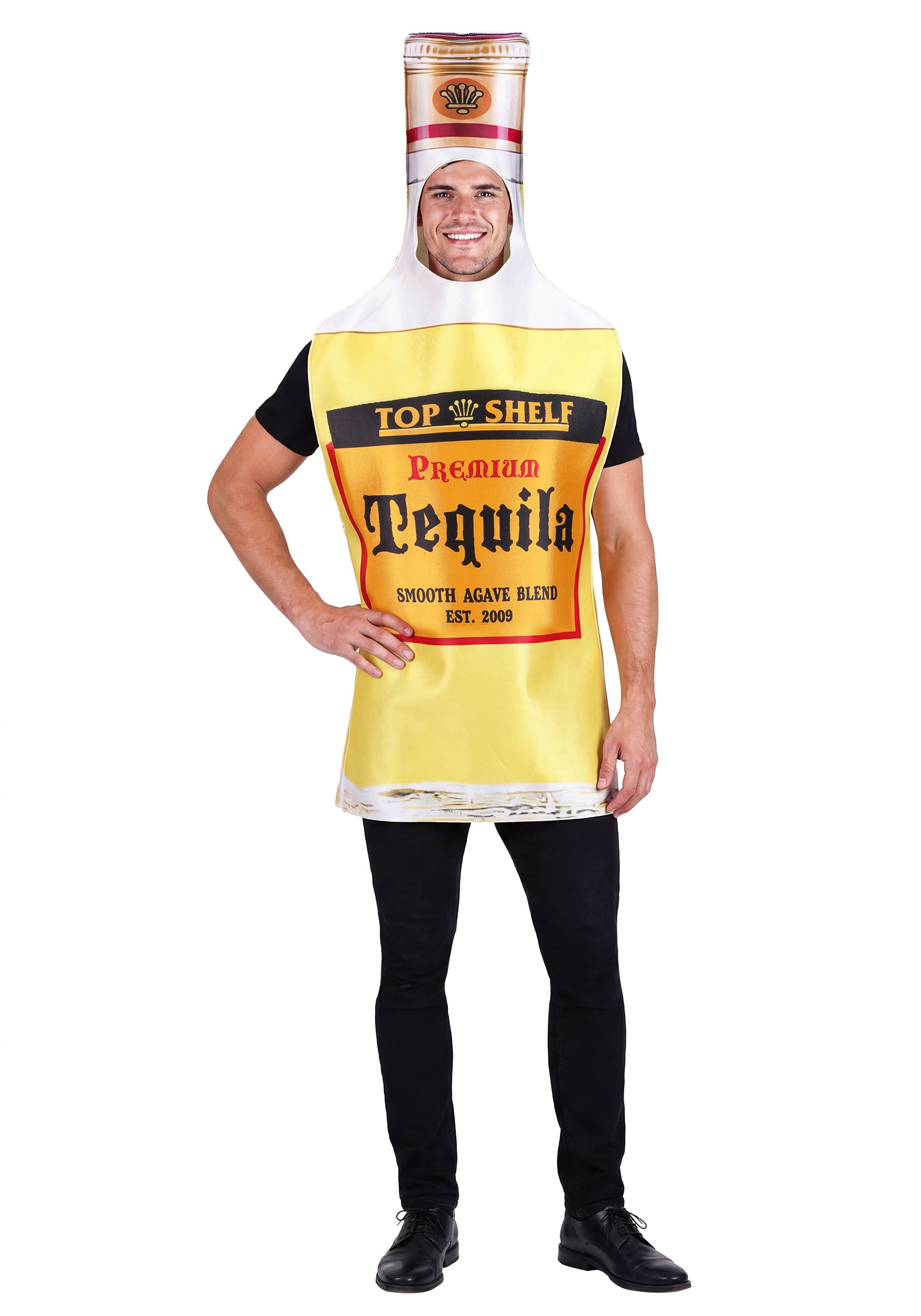 Top Shelf Tequila Adult Costume | Alcohol Costumes