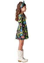 Girl's Trendy Waves Hippie Costume Alt 3