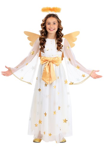 Girls Starry Angel Costume Dress