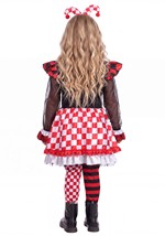 Girl's Wicked Red Jester Costume Alt 1