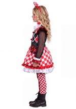 Girl's Wicked Red Jester Costume Alt 2