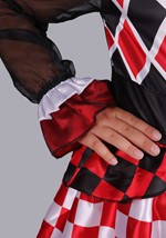 Girl's Wicked Red Jester Costume Alt 5