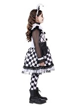 Girls Wicked Black Jester Costume Alt 3