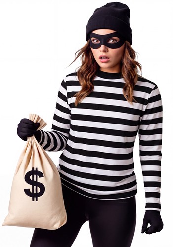 Womens Sneaky Burglar Costume 1