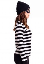 Women's Sneaky Burglar Costume Alt 5
