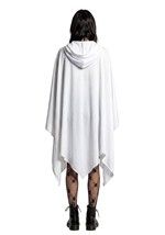 Adult Hooded Ghost Costume Poncho Alt 1
