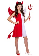 Girls Split Serenity Devil Angel Costume Dress
