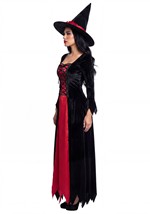 Adult Laced Red Witch Costume Alt 2