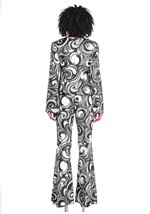Womens Foxy Disco Costume Jumpsuit Alt 1