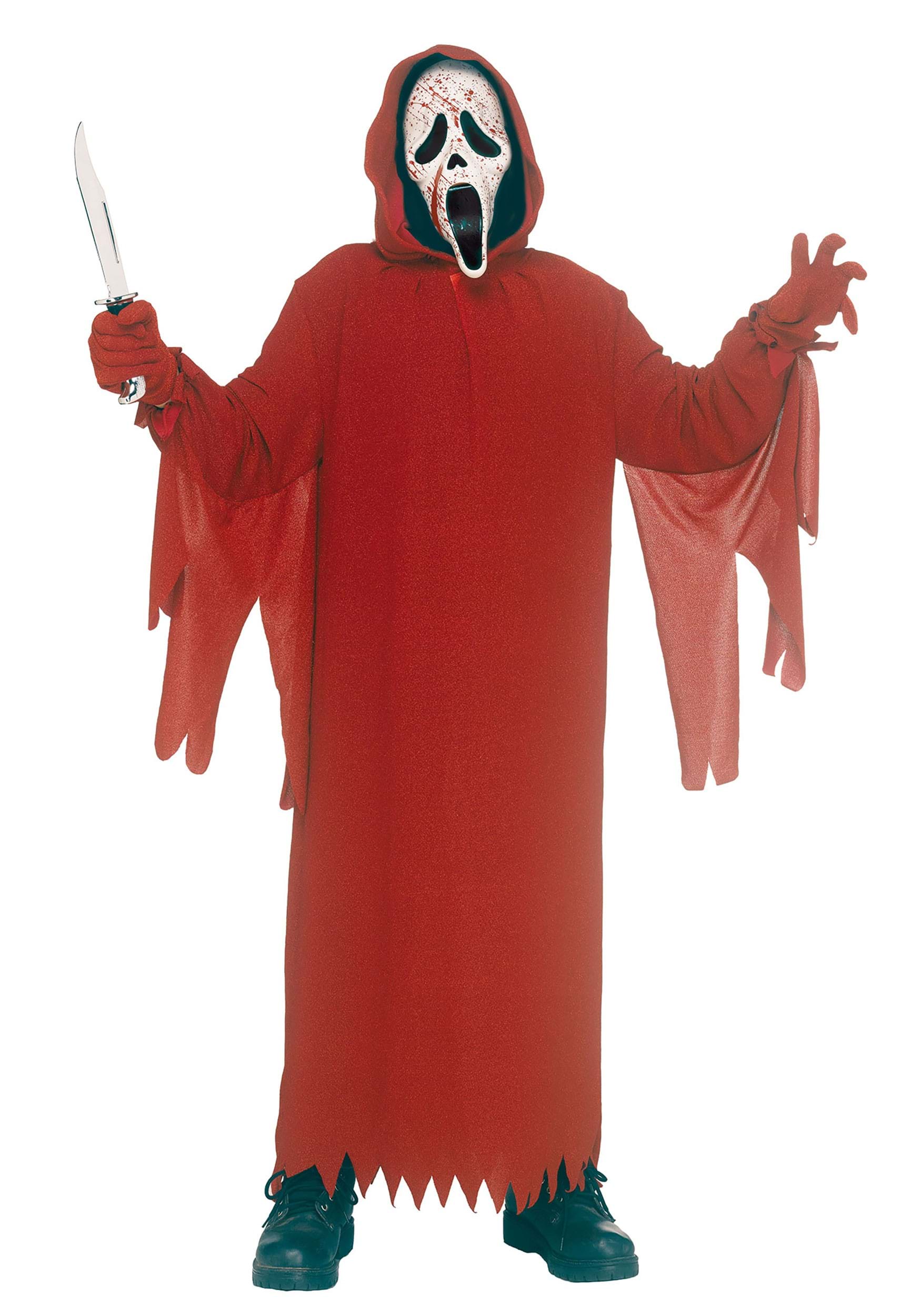 Deluxe Kid's Crimson Ghost Face Costume | Scream Costumes