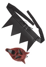 Womens Bling Devil Ghost Face Costume Alt 1