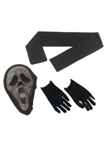 Kids Ghost Face Gun Powder Bling Costume Alt 1