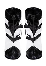 Kids White Astronaut Costume Boots Alt 3