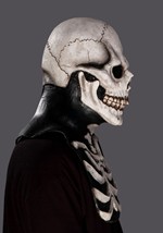 Adult White Skull Bones Overhead Costume Mask Alt 1