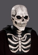 Adult White Skull Bones Overhead Costume Mask Alt 3
