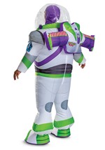 Adult Inflatable Buzz Lightyear Costume with Helmet Alt 3
