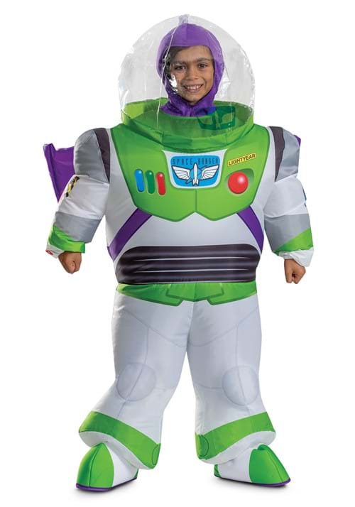 Kids Inflatable Buzz Lightyear Costume With Helmet