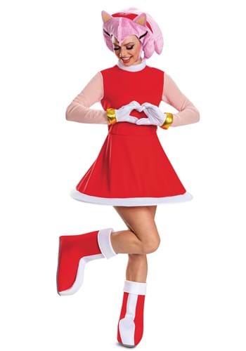 Womens Sonic Deluxe Amy Rose Costume
