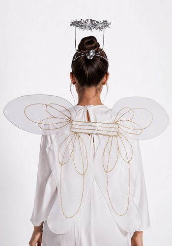 Adult White Angel Wings