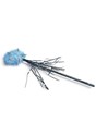 Silver Star Wand with Marabou Accessory