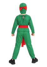 Kid's Green Ninja Warrior Costume 1
