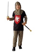 Kids Medieval Knight Gold Costume