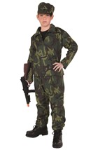 Kids Commando Camo Costume