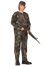 Kids Commando Camo Costume Alt 2
