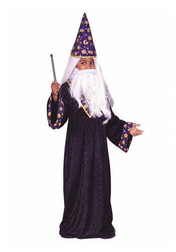Child Magic Wizard Costume Robe upd