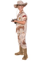 Kids Desert Hero Commando Costume