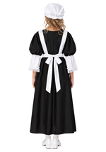 Kids Pilgrim Maid Girl Costume Dress Alt 1