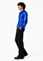 Mens Dance Fever Blue Costume Alt 3