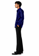 Mens Disco Inferno Blue Costume Alt 2