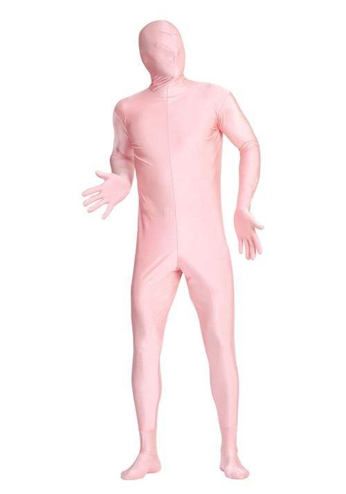 Adult Invisible Man Pink Zentai Skinsuit