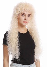 30" Adult CURLY WIG BLONDE Alt 4