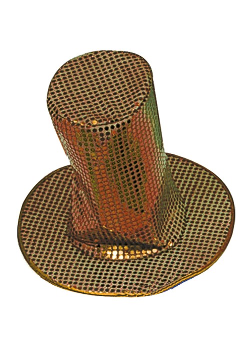 Adult Gold Sequin Disco Hat Accessory