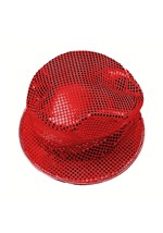 Adult Blue Sequin Top Hat Accessory Alt 3