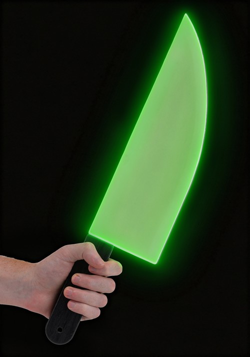 Chefs Glow in Dark Cleaver Prop Accessory