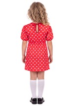 Girls Rag Doll Red Dress Costume Alt 1