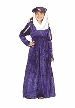 Girls Blue Renaissance Princess Costume Dress