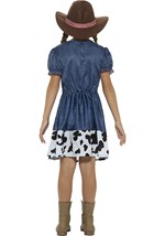 Girls Texas Cowgirl Blue Costume Dress Alt 1