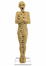 6FT Fiery Fahir the Muted Mummy Animatronic Decoration