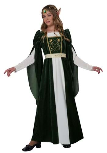 Girls Elven Renaissance Princess Costume