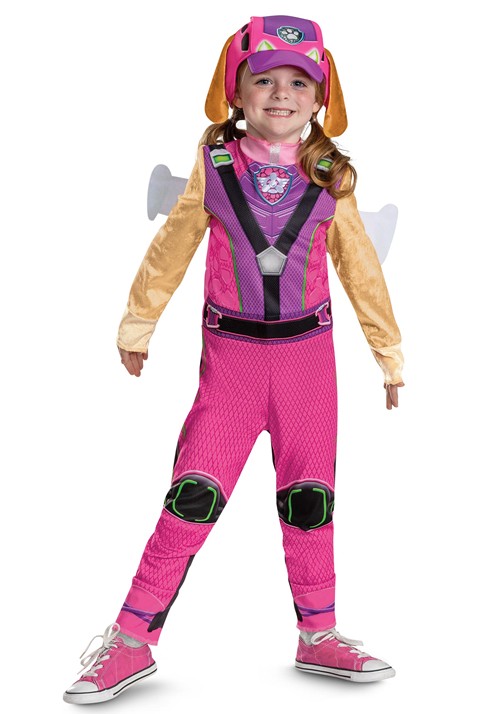 Girls Paw Patrol Dino Movie Skye Classic Costume