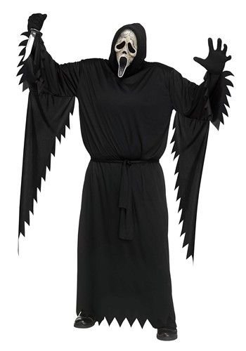 Plus Size Adult Aged Ghost Face Costume