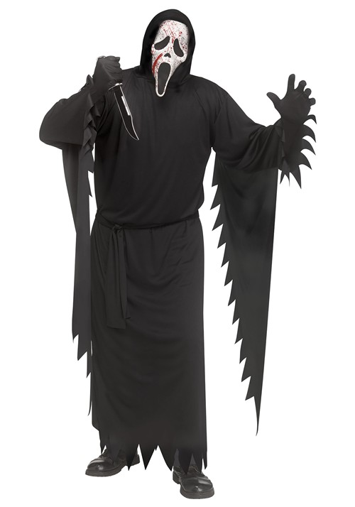 Adult Mens Splatter Ghost Face Costume