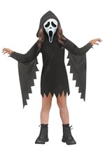 Girls Toddler Glitter Bling Ghost Face Costume