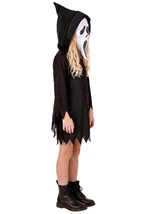 Toddler Girls Glitter Bling Ghost Face Costume Alt 7