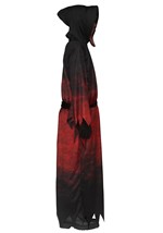 Kids Midnight Red Ghost Face Costume Alt 4